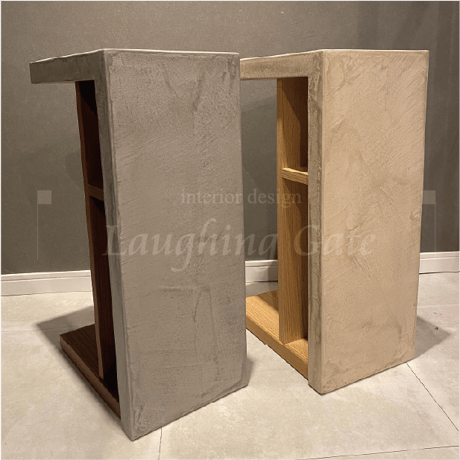 モールテックス ASHGRAY"02SideTable" オーク　W350 D225 H585