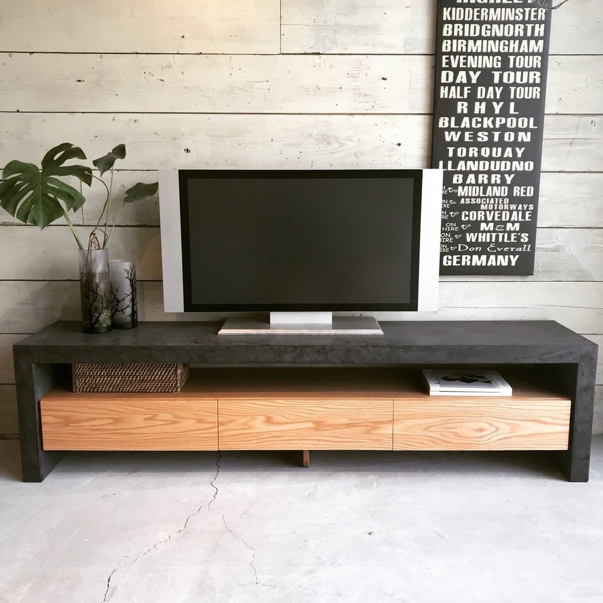 モールテックス TVボード ASHGRAY