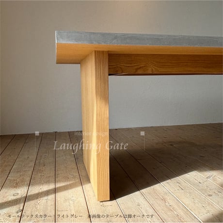 モールテックス ダイニングテーブル”RUND02"木製パネル脚（オーク・ウォルナット）  2200/900/720