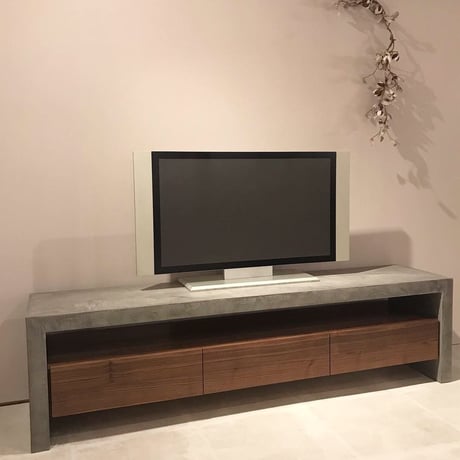 モールテックス TVボード ASHGRAY"02" ウォールナット材　W1920