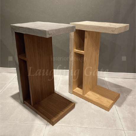モールテックス ASHGRAY"02SideTable" オーク　W350 D225 H585