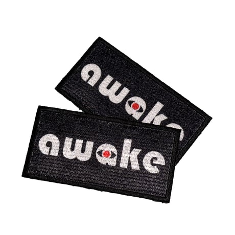 awake black ワッペン