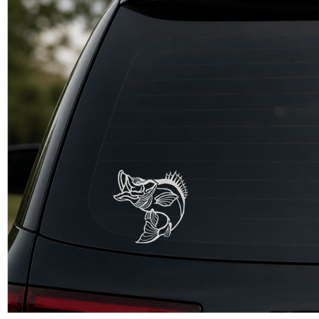 AWAKE “BLACK FIN “STICKER
