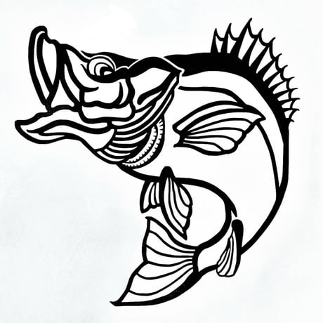 AWAKE “BLACK FIN “STICKER