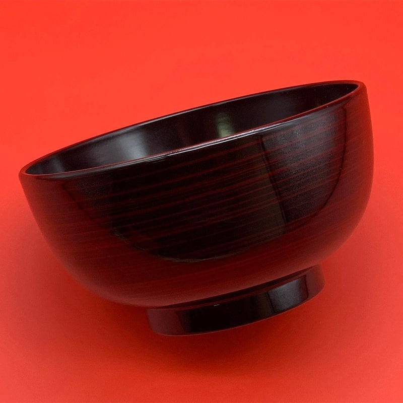 乱筋汁椀（黒） | 【公式】うるしギャラリー久右衛門 オンライン