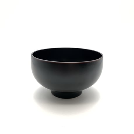 やまと塗りほていお好み椀（溜・古代朱）