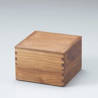 ウォールナット50二段重（内黒）