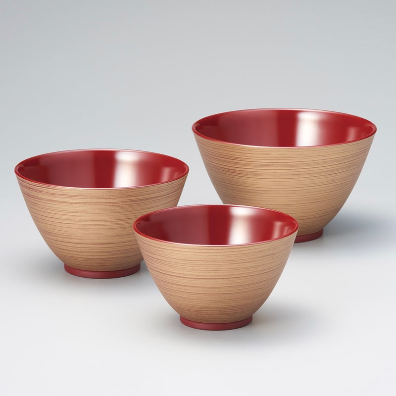 金刷毛目 三つ組鉢 | 【公式】うるしギャラリー久右衛門 オンライン