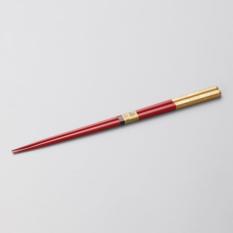 金銀箔花　箸一膳