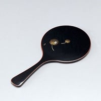 沈金飛花 手鏡（溜）