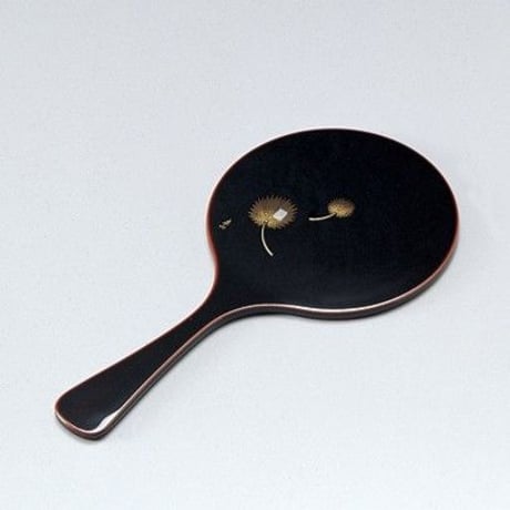 沈金飛花 手鏡（溜）