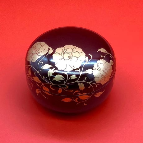 華唐草ボンボニエール（黒内朱）