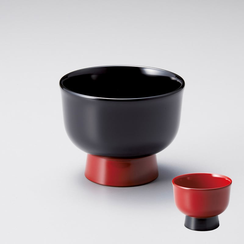 越前漆器　汁椀　久右衛門 うさぎ 汁椀ペア （溜・古代朱） | 【公式】うるしギャラリー久右衛門 食器