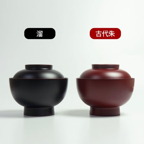 漆塗り食洗機に入る雑煮椀