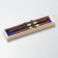 ハート　ふたり箸（緑・ピンク）2膳セット