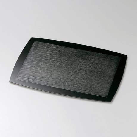 錆漆　90角小膳　根来