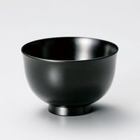 さくら材・汁椀（摺漆黒）