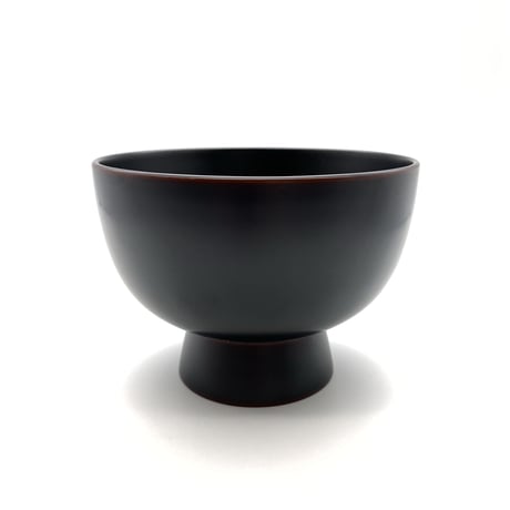 やまと塗り合鹿椀（溜・古代朱）