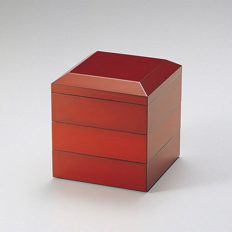 越前漆器 三段重箱 面取45三段重 | 【公式】うるしギャラリー久