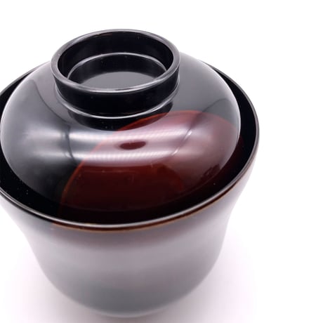 日月白檀 小吸物椀（溜）