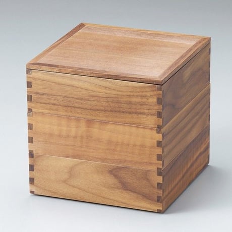 ウォールナット60三段重（内黒）