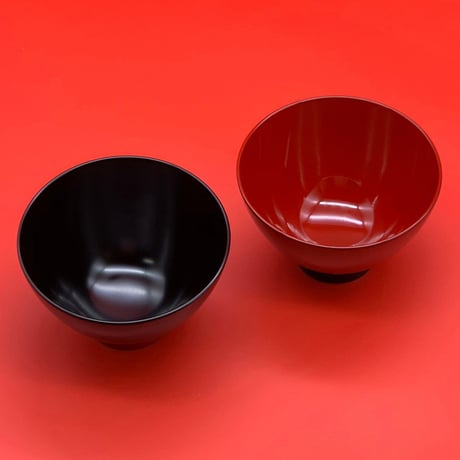 すえひろ夫婦椀 朱・黒