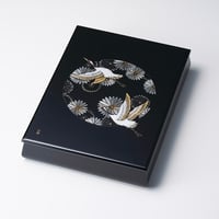 沈金菊に鶴　文庫