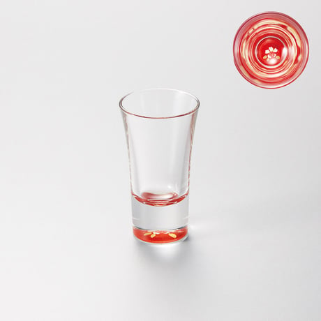 桜　冷酒グラス