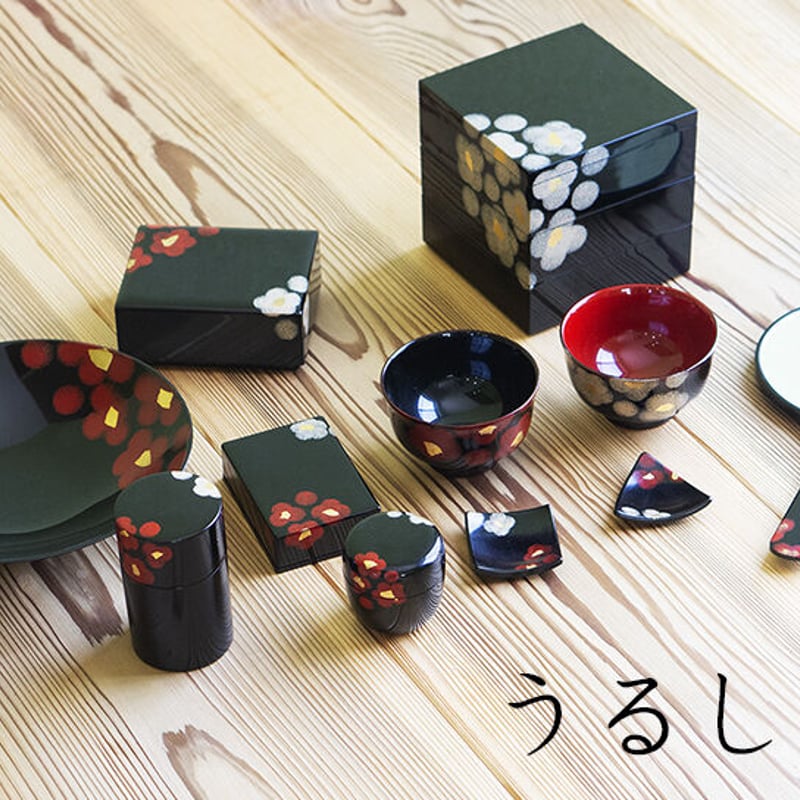 越前漆器　夫婦茶碗・湯呑み・夫婦箸 6点セット（箱入り） うるし華夫婦椀 | 【公式】うるしギャラリー久右衛門 オンライン
