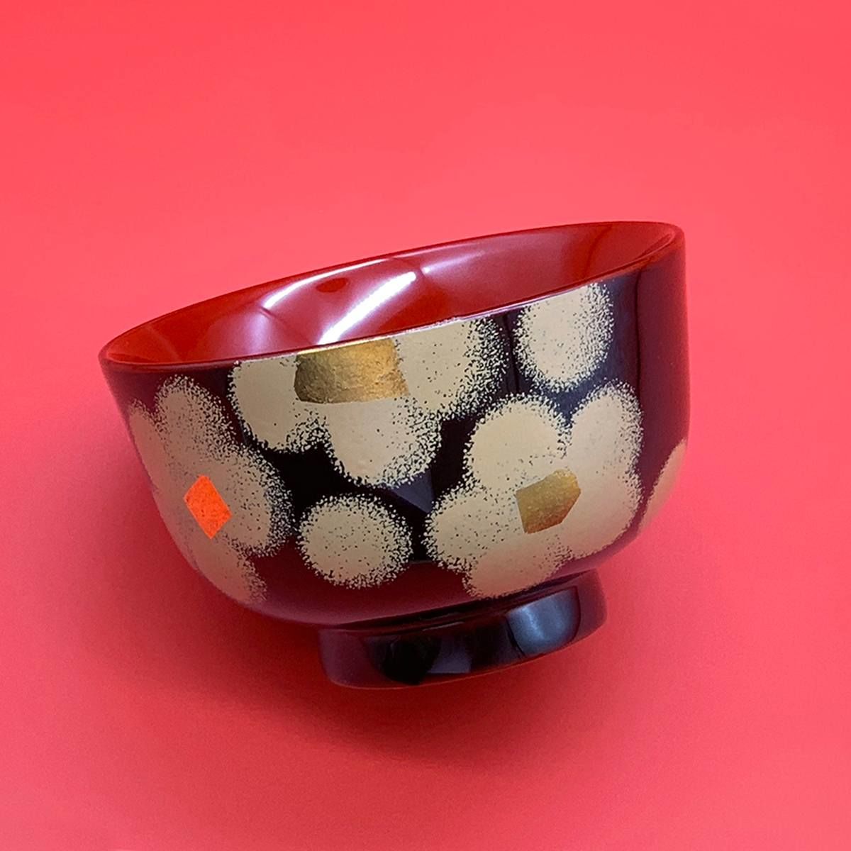 絶品昭和レトロ天然木本漆器菓子椀5椀④⑦① 川連漆器】深椀