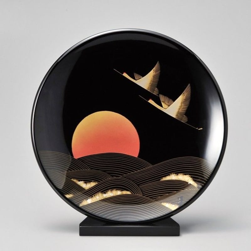 木製越前塗「金富士」です。日展作家の冨田立山作です。新品未使用です。 木製越前塗「金富士」です。日展作家の冨田立山作です。新品未使用です