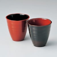 美月フリーカップペア（朱妹・溜）