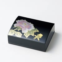 沈金富貴 名刺箱（黒）