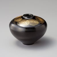 沈金福輪　けやき花器