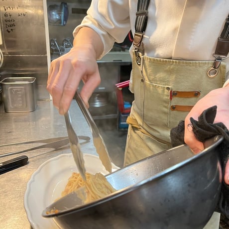 カニクリームコロッケのスパゲッティー