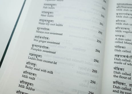 16世紀の古典ながら読みやすい！アーユルヴェーダ栄養学『Ksemakutuhalam』