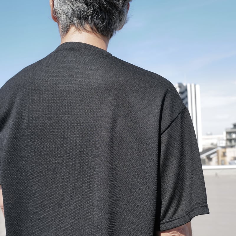 走る練習 x HERENESS Slow Wool Mesh T-shirts《POP DOW