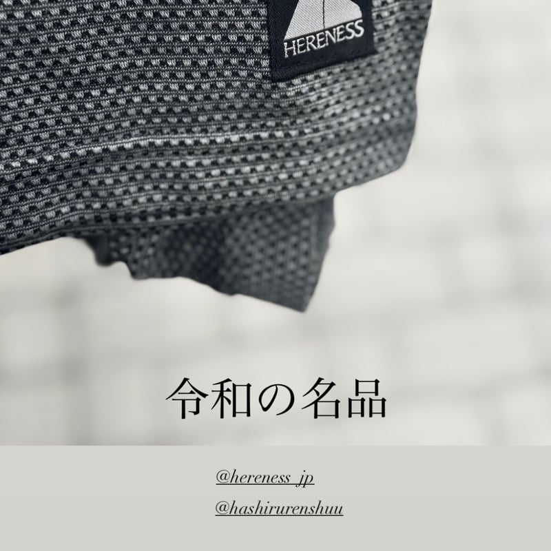 走る練習 x HERENESS Slow Wool Mesh T-shirts《POP DOW