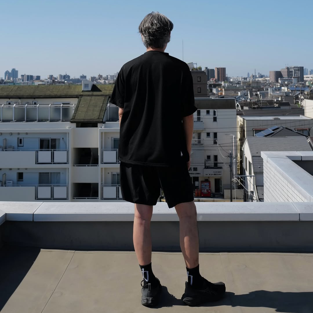 HERENESS 走る練習　コラボTシャツ　L 走る練習 x HERENESS Slow Wool Mesh T-shirts | Repli