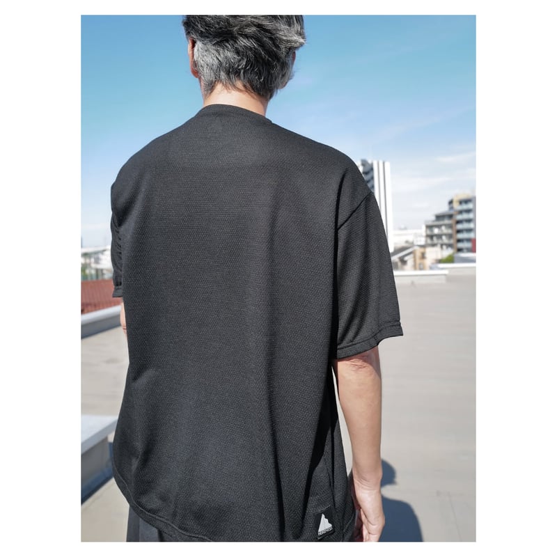 走る練習 x HERENESS Slow Wool Mesh T-shirts | Repli