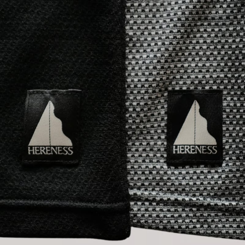 走る練習 x HERENESS Slow Wool Mesh T-shirts《POP DOW