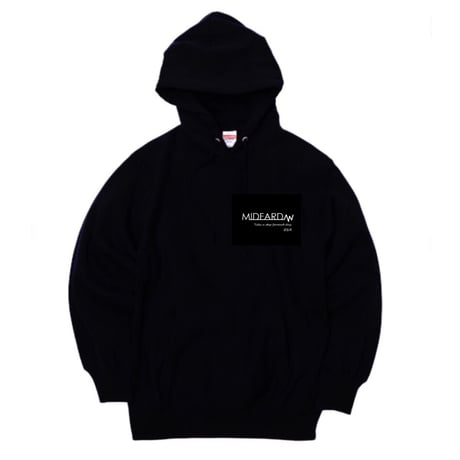 MIDFARD wavy line hoodie