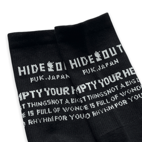 ORIGINAL SOCKS 「LOGO」/ black / unisex