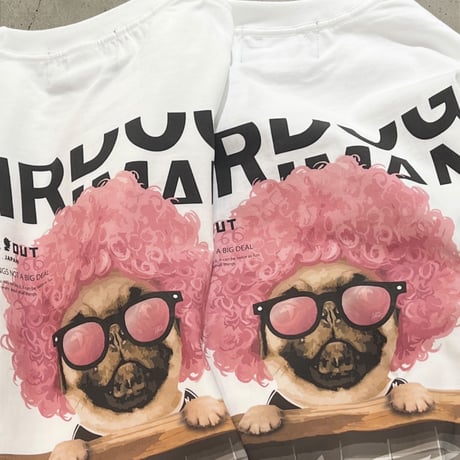「MR.DOGMAN2026ss【アフロドッグ】」 HIGH GRADE T-SHIRTS / WHITE/M/L/XL