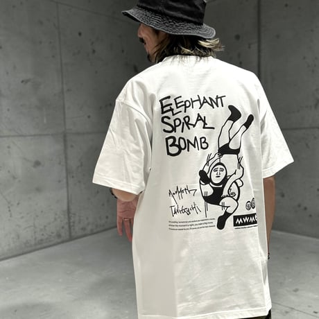 「mammoth TANIGUCHI (MWMT) - 奥義」HIGH GRADE T-SHIRTS / WHITE/M/L/XL
