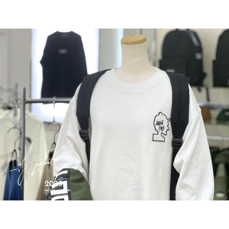 サガラ刺繍オジサン HEAVY ONZ SWEAT / OFF WHITE / M / L サガラ刺繍オジサン HEAVY ONZ SWEAT / OFF WHITE / M / L