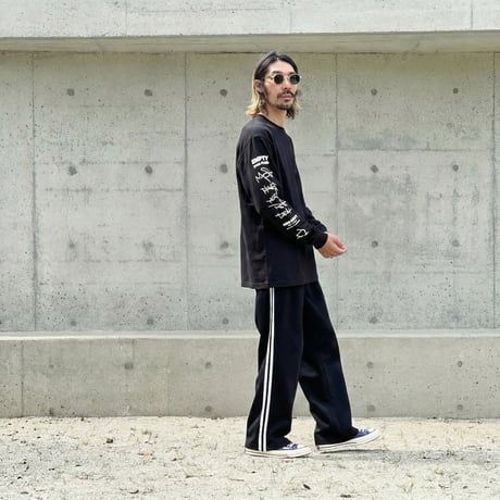 【袖ロゴデザイン】 (SUPER HEAVY BIG LONG T-SHIRTS) /M/L