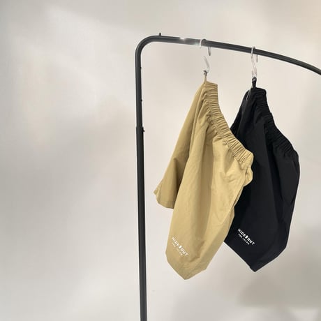 NYLON EASY SHORTS / M / L / XL / BLACK