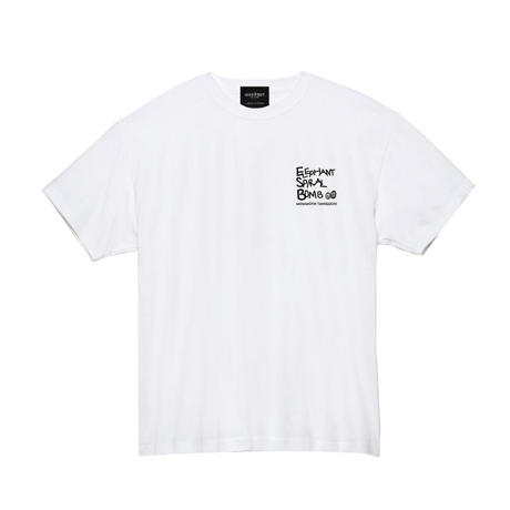 「mammoth TANIGUCHI (MWMT) - 奥義」HIGH GRADE T-SHIRTS / WHITE/M/L/XL