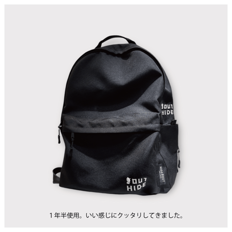 CORDURA BAG PACK - FRONT LOGO刺繍ver. BLACK / ONE SIZE